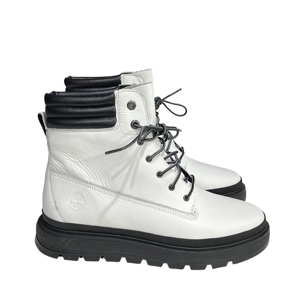 Timberland GreenStride Ray City Waterproof Boots in White Size 10 NWT